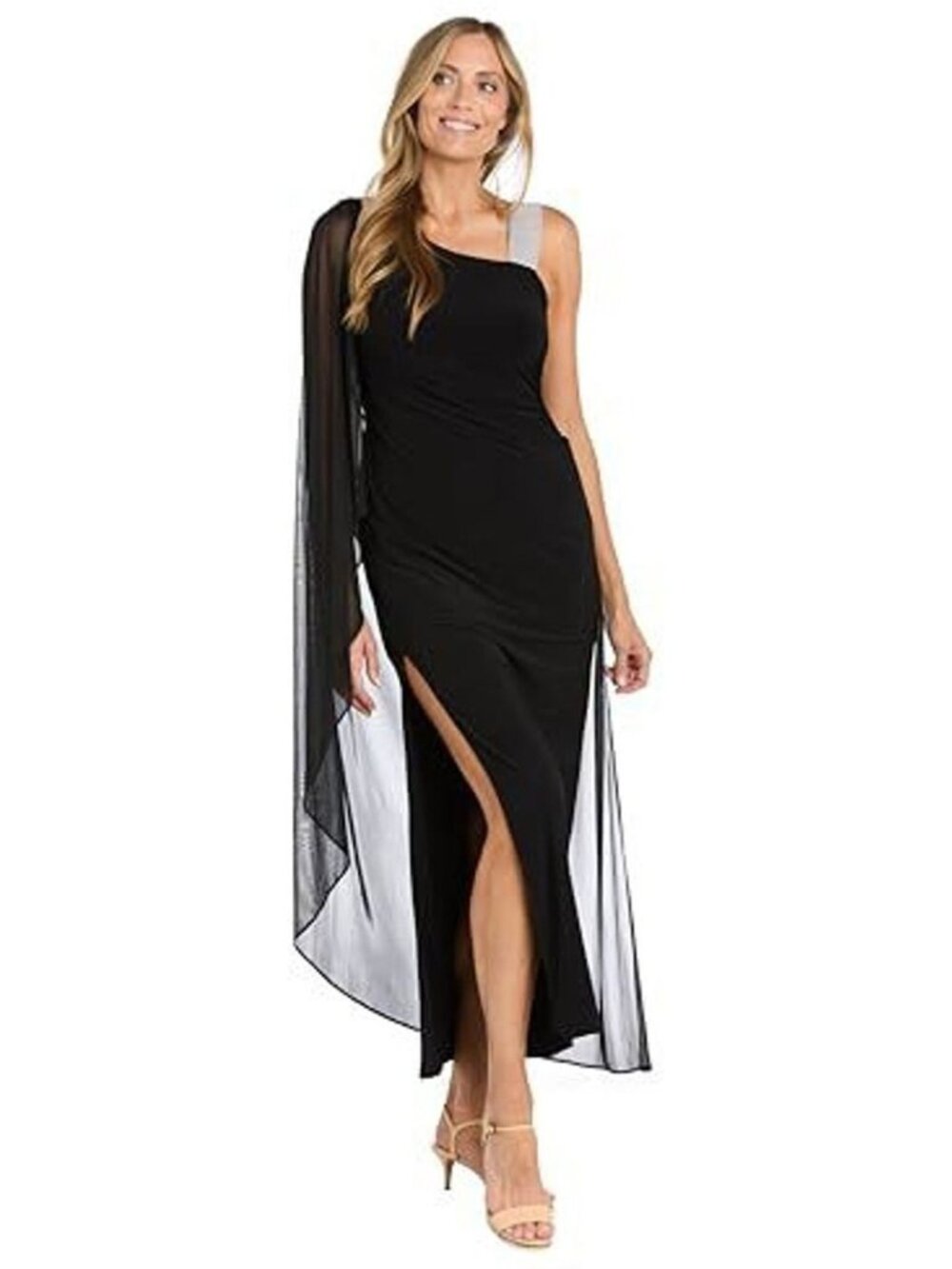R&M Richards One-Shoulder Evening Size 6 - 1673